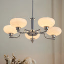 Axyaa Modern Bauhaus Glass Ball Pendant Lamp: Luxury LED Chandelier for Home and Office