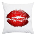 Axyaa Red Lips Pattern Pillowcase — Colorful Home Decor