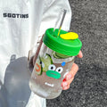 Axyaa Bubble Boba Milk Tea Glass Bottle - Leakproof and Heat-resistant Drinkware