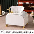 Axyaa Ceramic Living Room Paper Box for Dining Table and Coffee Table