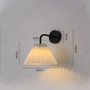 Axyaa LED Fabric Wall Lamp: Stylish Retro Decorative Lighting for Home and Hotel