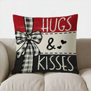 Axyaa Colorful Heart Patterns Throw Pillow Cover for Sofa, Bedroom, Car