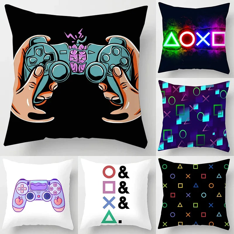 Axyaa Gamer Grip Square Pillowcase with New Anime Design