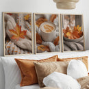 Axyaa Nutcracker Pastel Christmas Gallery Wall Art - Festive Winter Decoration