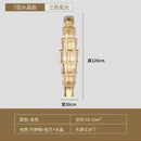 Axyaa Nordic Crystal Wall Sconce Light for Living Room Hallway