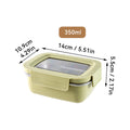 Axyaa Stainless Steel Divided Bento Lunch Box - Large Capacity & Portable