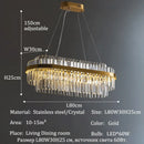 Axyaa Crystal Chandeliers for Modern Luxury Living & Dining Rooms