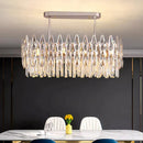 Axyaa Crystal Chandelier Pendant Light for Living Room and Bedroom