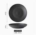Axyaa Ceramic Deep Soup Plate 8.25" - High-End Dining Tableware Schussel