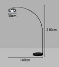 Axyaa Modern Minimalist Floor Lamp for Living Room and Study