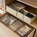 Axyaa Wardrobe Drawer Organizers for Clothes, Underwear, Socks, and Bras