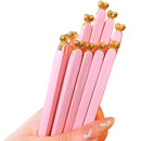 Axyaa Alloy Non-Slip Chopsticks Set - Good Luck Love Reusable Party Tableware