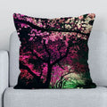 Axyaa Sakura Mount Fuji Cushion Cover for Home and Office Décor
