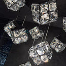 Axyaa Crystal Chandeliers: Modern LED Ceiling Lighting for Living Room
