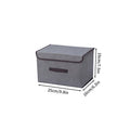 Axyaa Plus Size Clothing Organizer Box with Lid for Quilts and Bedding