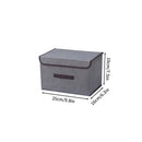 Axyaa Plus Size Clothing Organizer Box with Lid for Quilts and Bedding