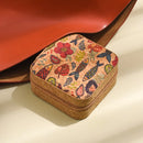 Axyaa Leather Jewelry Storage Box with Functional Divisions
