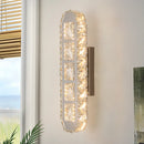 Axyaa Crystal Wall Lamp Modern Living Bedroom Sconce Fixture Lumina
