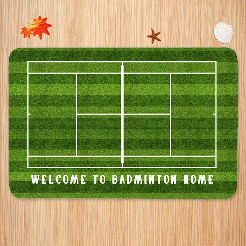 Axyaa Non-slip Tennis Court Door Mat Carpet for Home Decoration