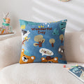 Axyaa Cartoon Embroidered Pillowcase Set for Kids Room Decor