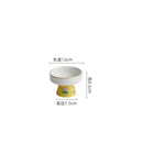 Axyaa Color Enamel High Footed Dessert Bowl for Molecular Cuisine Restaurant