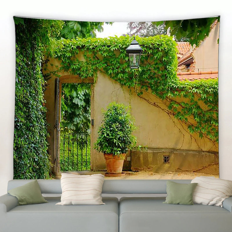 Axyaa Flower Tapestry: Garden Wall Hanging and Outdoor Home Decor