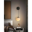 Axyaa Copper Marble Wall Lamp - Modern Bedroom, Hotel Design, Light Luxury Entrance