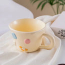 Axyaa Macaron Color Coffee Mug - 400ML Cute Ceramic Cup