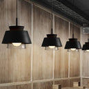 Axyaa Nordic Iron Glass Pendant Chandelier for Dining Room Kitchen Bedroom
