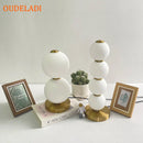 Axyaa Modern Glass Table Lamps for Home Decor and Lighting