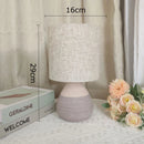 Axyaa Retro Ceramics Desk Lamp Romantic Home Decoration LED Table Lamp