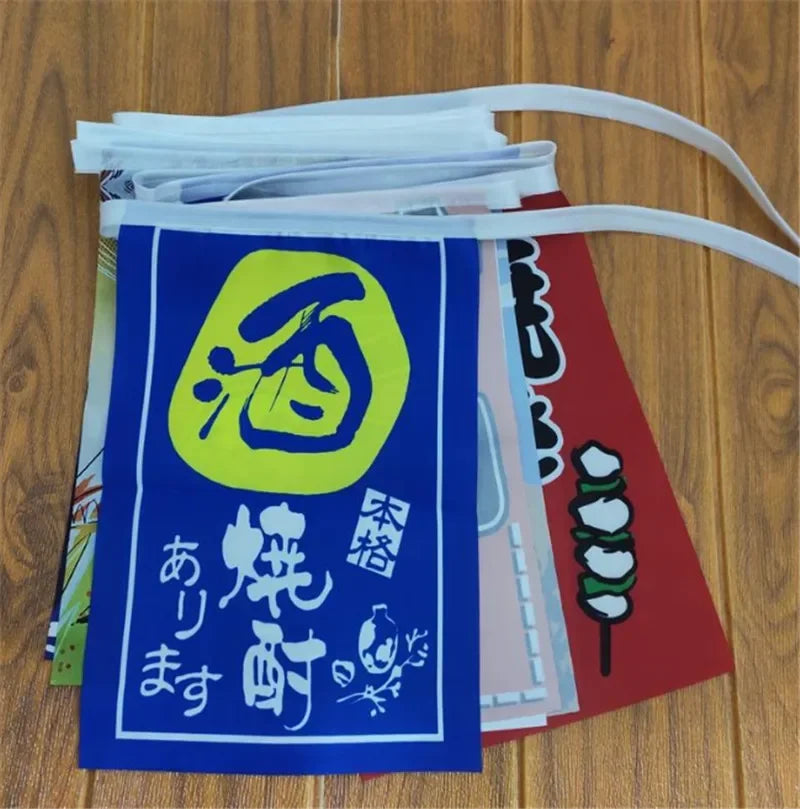 Axya Sushi Shop Hanging Flag Festival Restaurant Decoration
