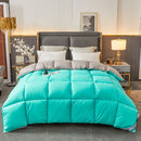 Axyaa Goose Down Comforter - Thick California Super King Size for Winter Warmth