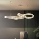 Axyaa Crystal Chandelier, Dining Room Pendant Light, Luxury Ceiling Lamp, Indoor Lighting