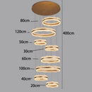 Axyaa Modern Light Luxury Staircase Pendant Lights Living Room Indoor Lighting