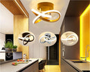 Axyaa LED Strip Ceiling Lights: Modern Minimalist Living Room Lamps for Home Decor