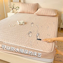 Axyaa Waterproof Cotton Bed Sheet - Antibacterial Mattress Cover