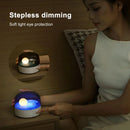 Axyaa Moon Night Light Speaker: Bluetooth Rechargeable Dimming Lamp