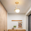 Axyaa Modern Nordic LED Ceiling Light for Bedroom Living Cloakroom Corridor