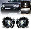 Axyaa LED Fog Lamps for Land Rover Discovery Range Rover Sport L322 - White Yellow