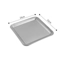 Stainless Steel Food Tray Set by Axyaa: Buffet, Steak, Meat, Bread, Snack Plates