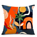 Axyaa Geometric Pattern Throw Pillow Cover for Sofa, Bedroom, Car - Abstract Design