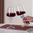 Axyaa Pink Bow Goblet Wine Glass - 420ML Cute Transparent Liqueur Gift