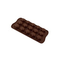 Axyaa 15-Hole Silicone Chocolate Mold: Creative Jelly Candy Cake Ice Grid Baking Mould