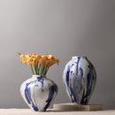 Axyaa Ceramic Vases: Chinese-style Decorative Handicrafts for Living Room Flowers