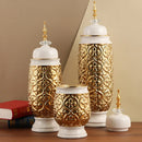 Axyaa Ceramic Vases: European Style Decor for Living Room, Foyer, Military Altar, Office