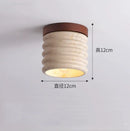Axyaa Travertine Stone Ceiling Lamp Chandelier for Home Living Room Dining Room