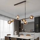 Axyaa Glass Ball Pendant Light for Living Room, Kitchen, Dining - Modern Nordic Chandelier