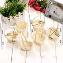 Axyaa Rattan Flower Storage Basket: Multi-functional Hand Made Picnic & Home Organizer