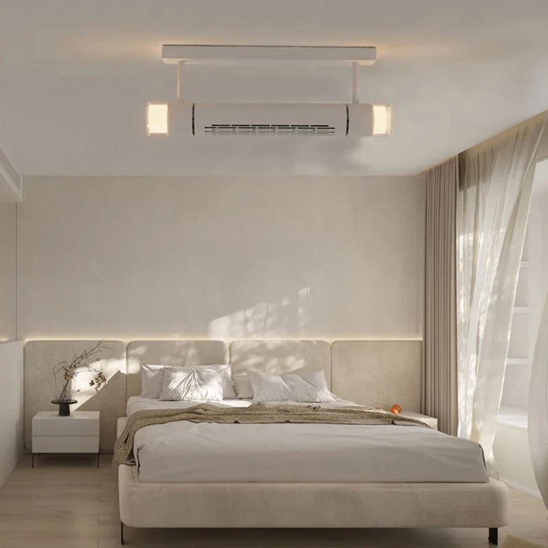 Axya Bladeless Ceiling Fan with Remote Control and LED Lighting